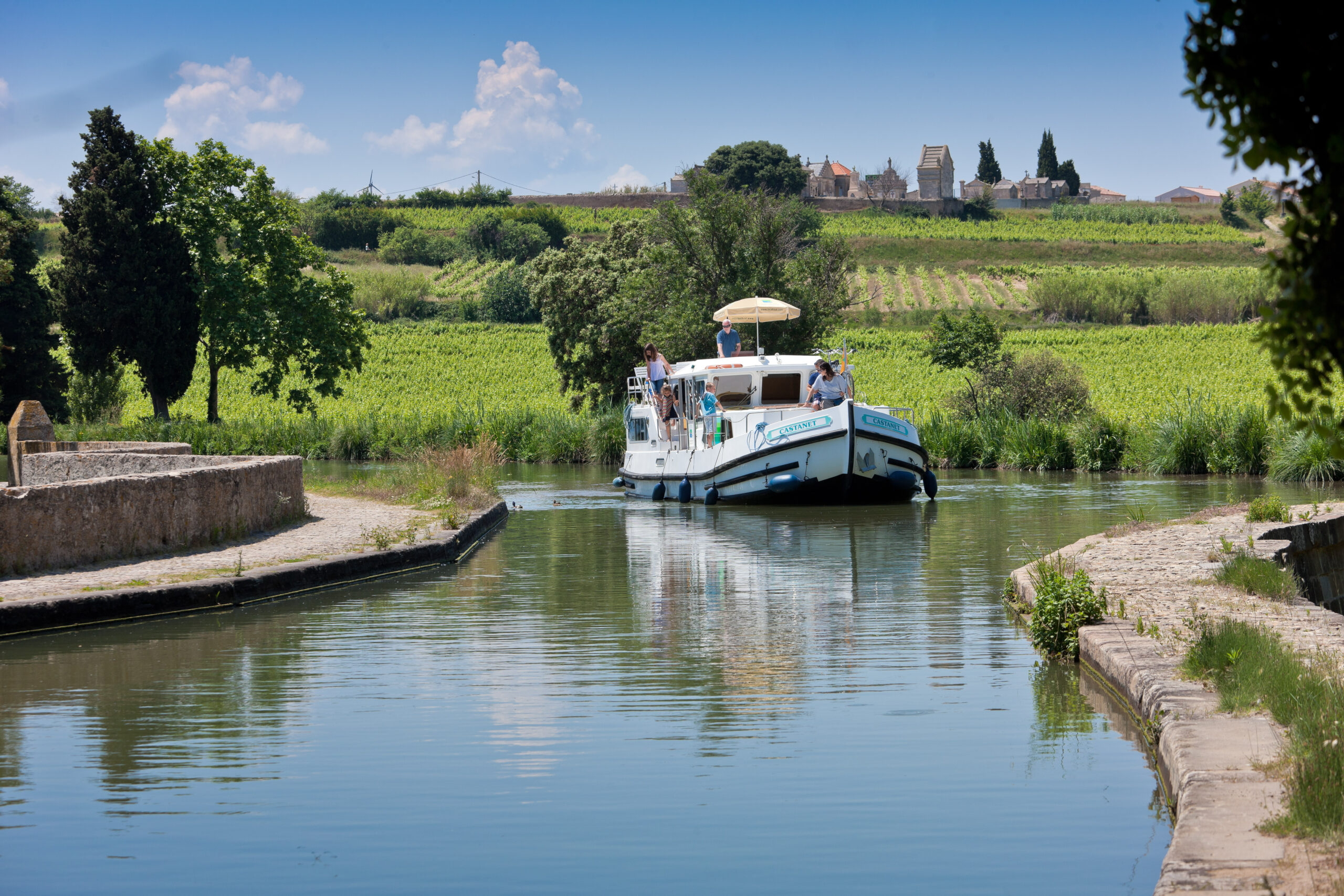 Week-end en péniche sur le Canal du Midi