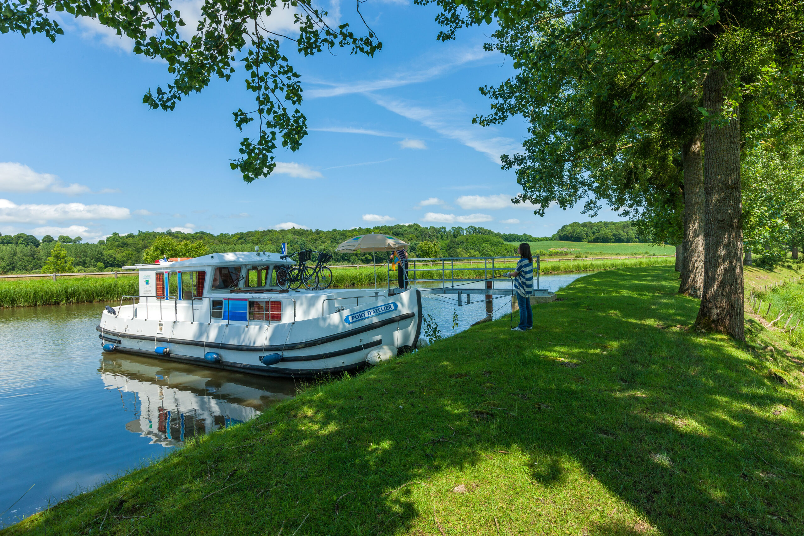 Week-end en péniche sans permis