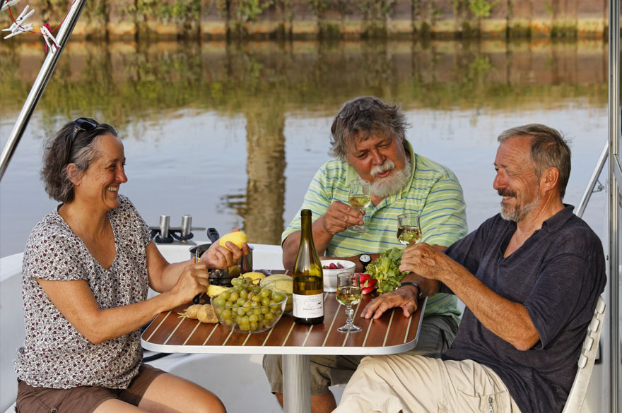 Apéro sur le canal